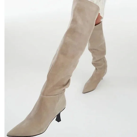 nib FREE PEOPLE Rocky Slouch Knee High Boots - Picture 2 of 13